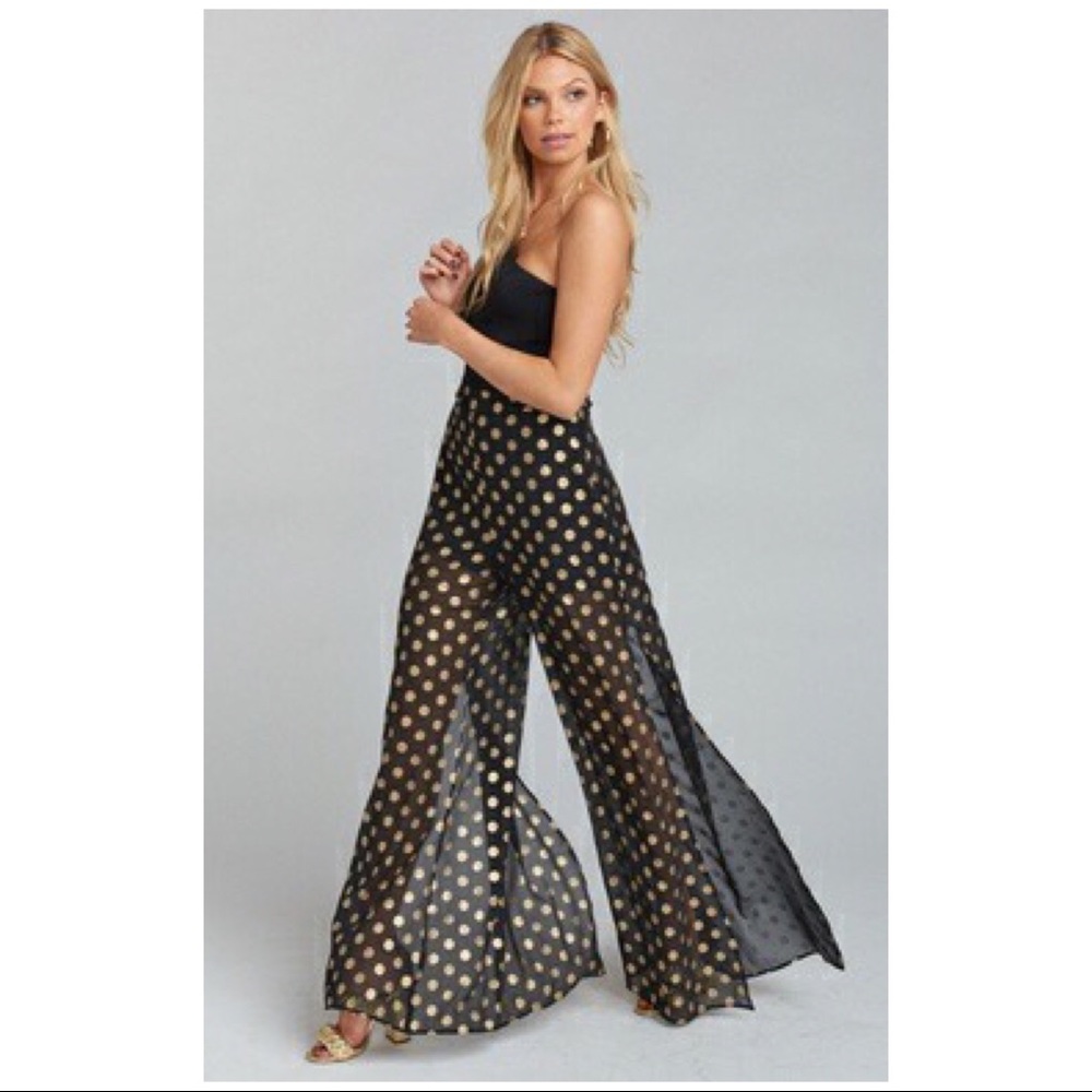 Show Me Your MuMu Campbell High Slit Pant NWT